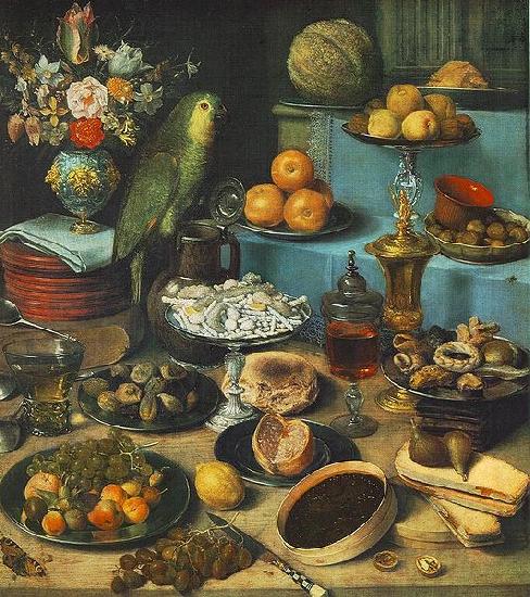 Georg Flegel Still life with Parrot oil painting picture